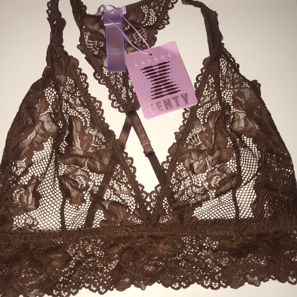 Lace racer back bralette